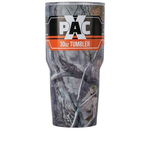 X-Pak 30 oz Double Vacuum Wall Tumbler with Lid with JX Camo KTXTUM30JX